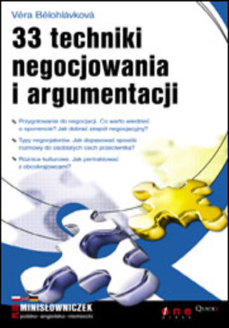 Okładka książki „33 techniki negocjowania i argumentacji”