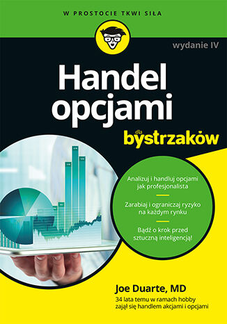 Okładka książki „Handel opcjami dla bystrzaków. Wydanie IV”
