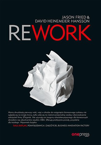 Okładka książki „Rework”