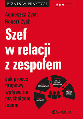 Okładka książki „Szef w relacji z zespołem. Jak proces grupowy wpływa na psychologię teamu”