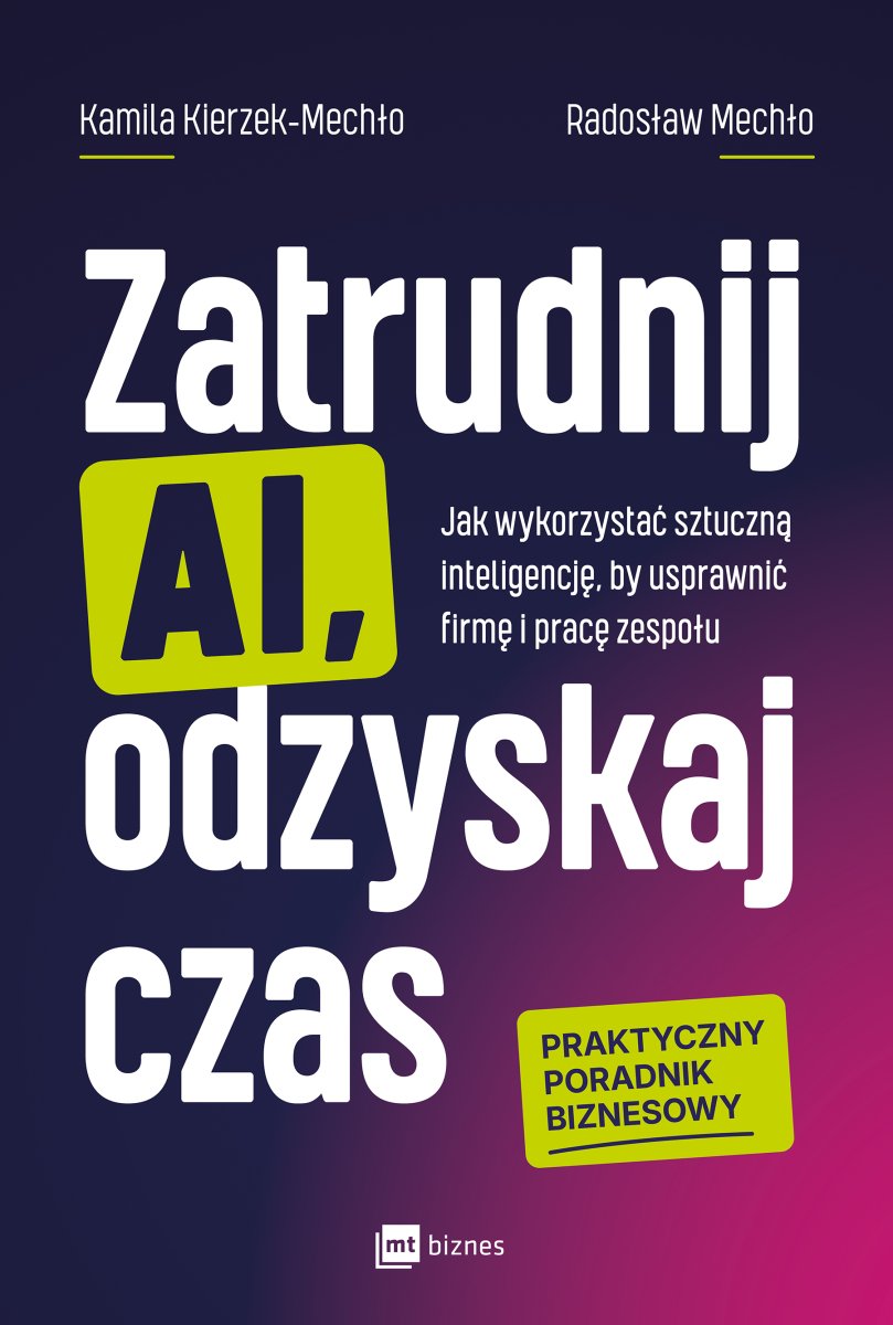 Okładka książki „Zatrudnij AI, odzyskaj czas”