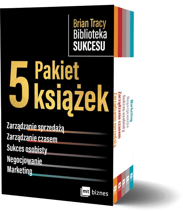 Okładka książki „Brian Tracy Biblioteka Sukcesu - Pakiet B”