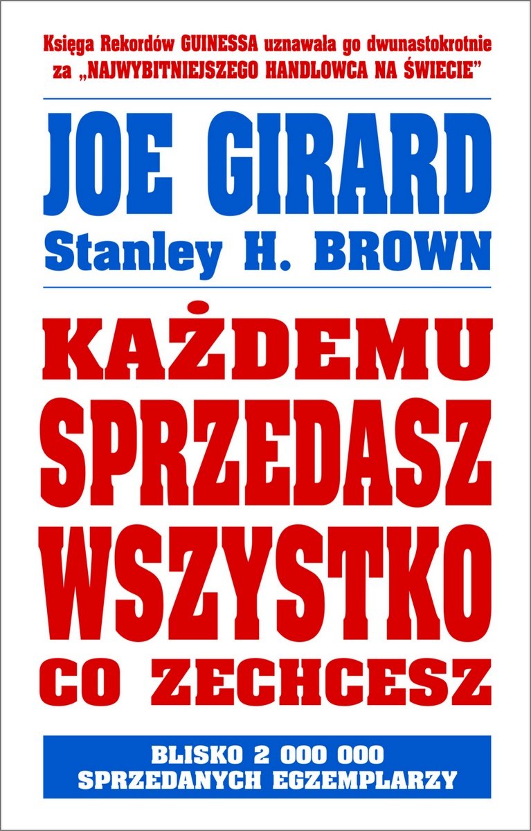 Okładka książki „Każdemu sprzedasz wszystko co zechcesz”