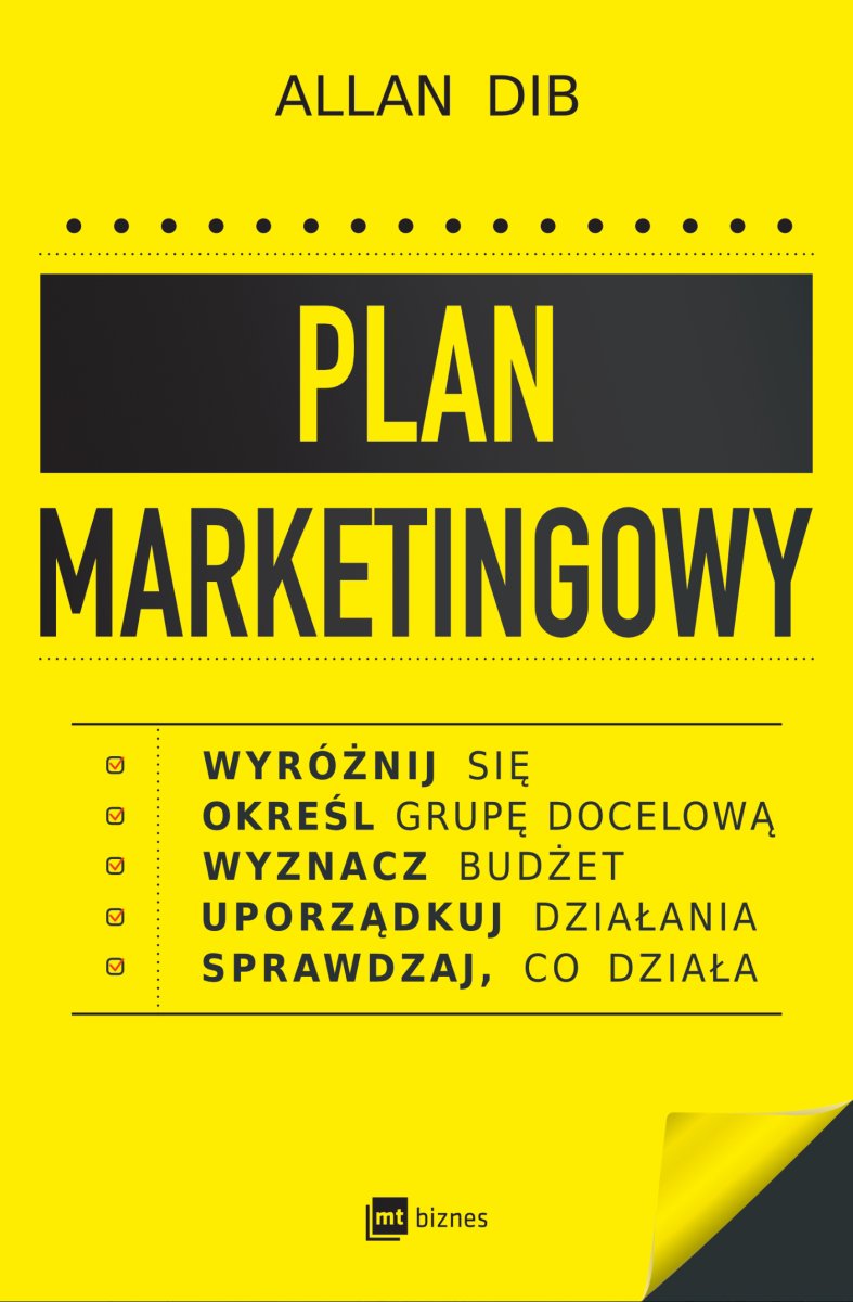Okładka książki „Plan marketingowy”