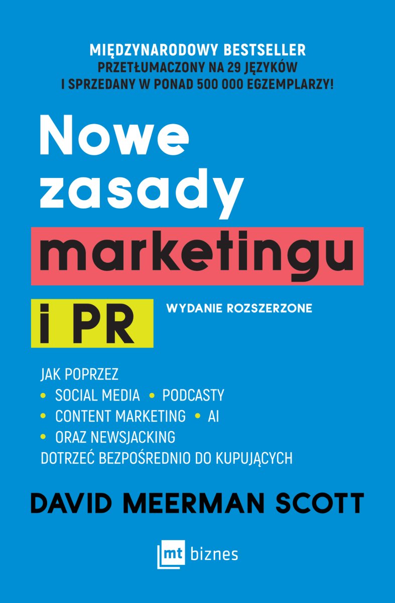Okładka książki „Nowe zasady marketingu i PR”