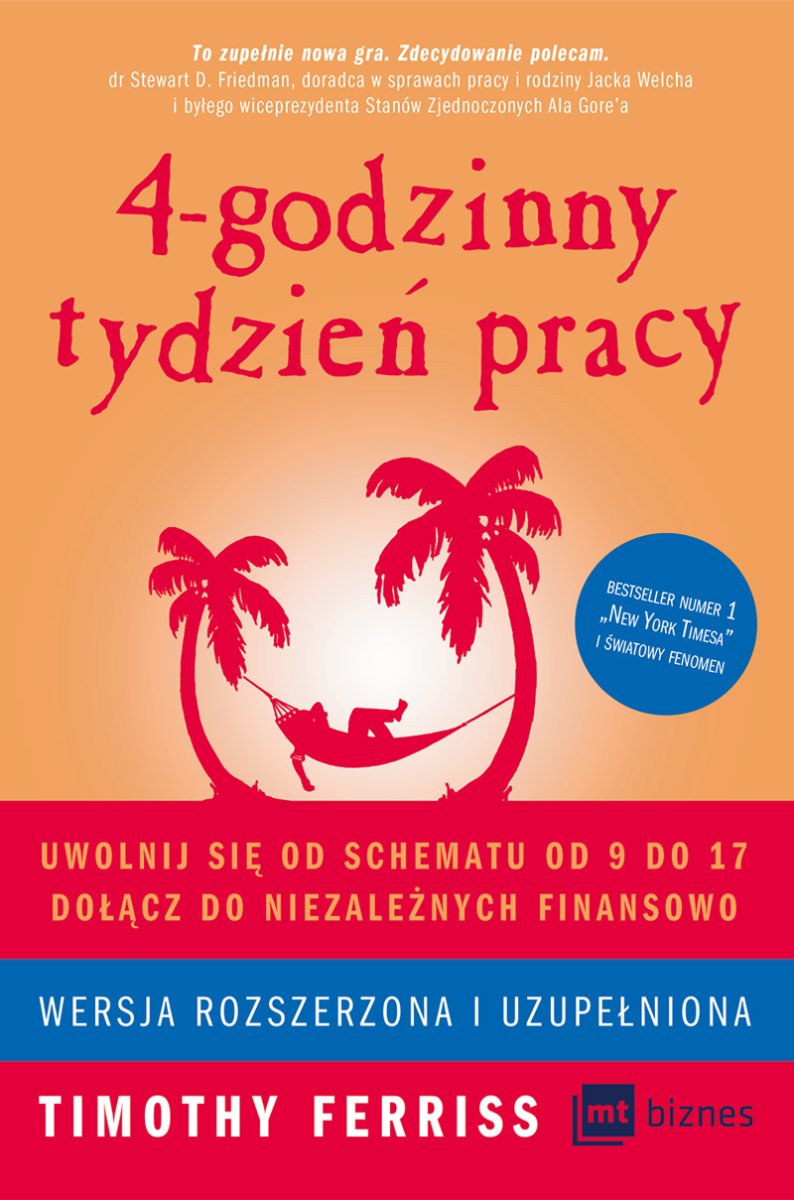 Okładka książki „4-godzinny tydzień pracy”