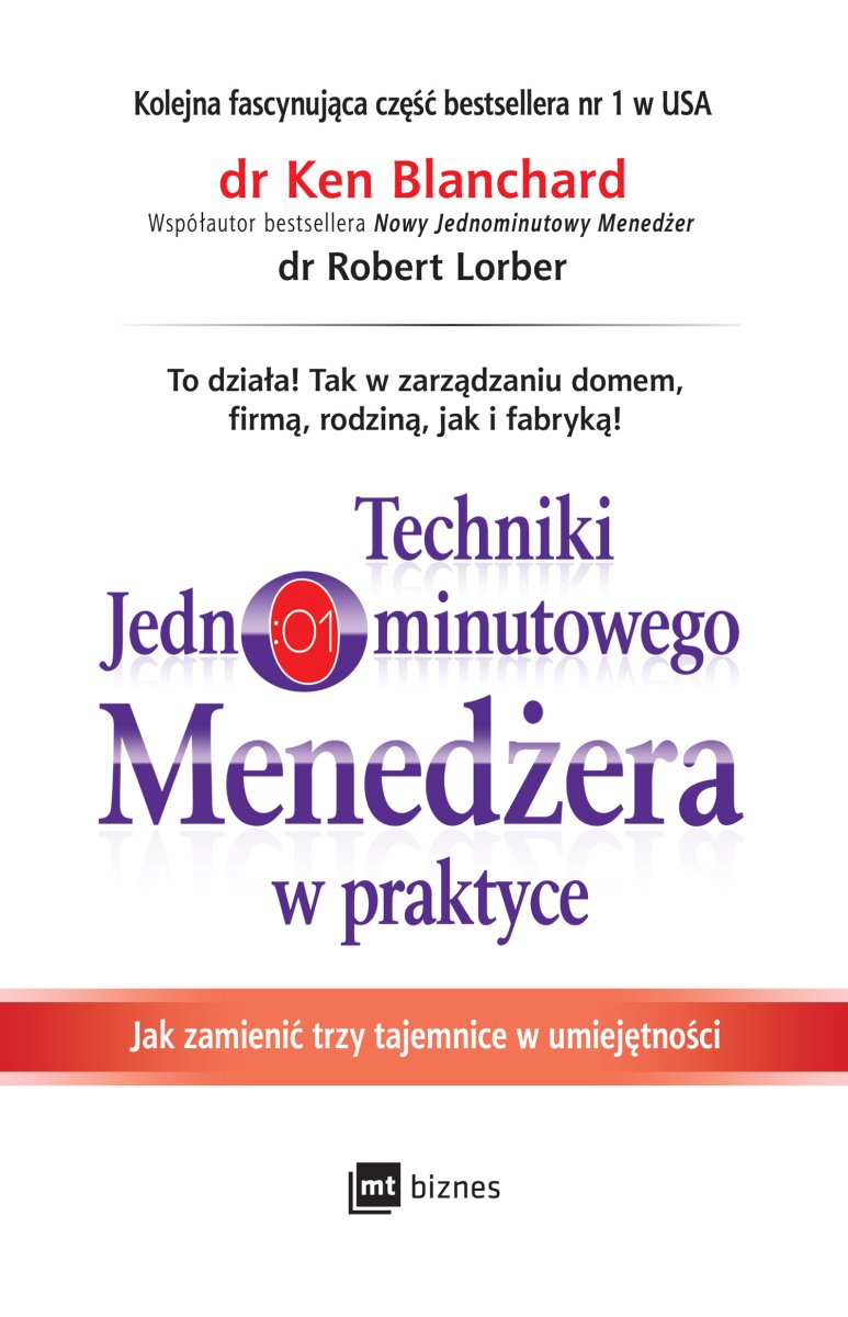 Okładka książki „Techniki Jednominutowego Menedżera w praktyce”
