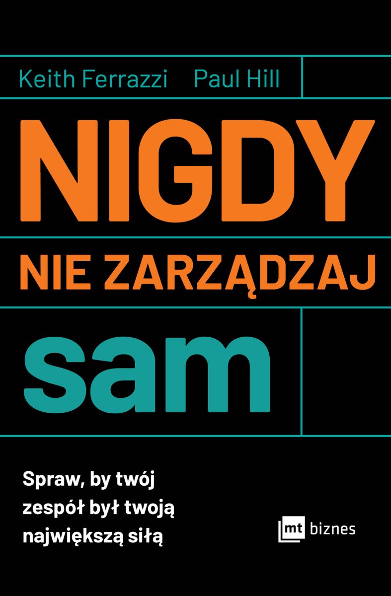 Okładka książki „Nigdy nie zarządzaj sam”