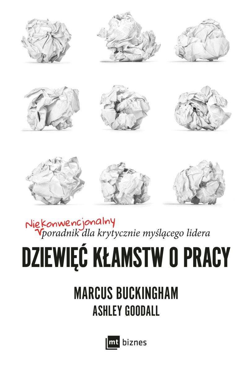 Okładka książki „Dziewięć kłamstw o pracy”