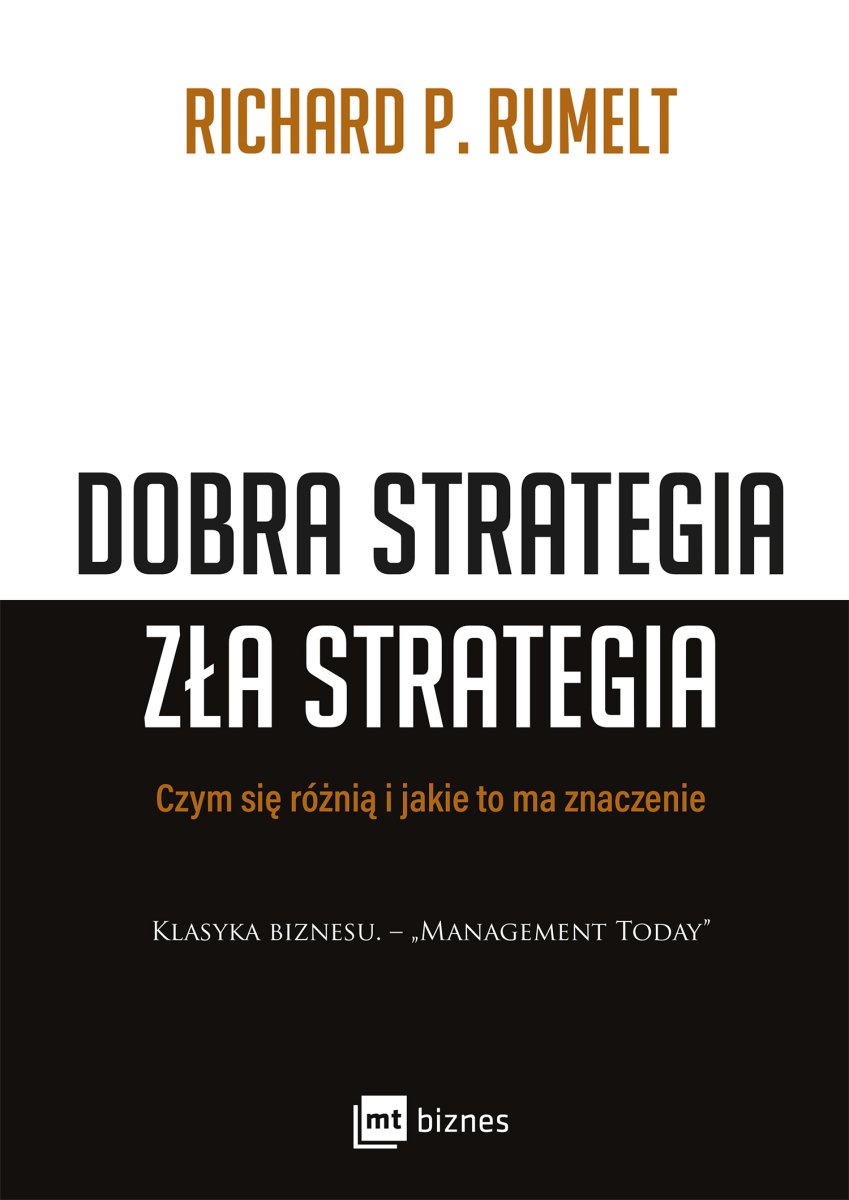 Okładka książki „Dobra strategia zła strategia”