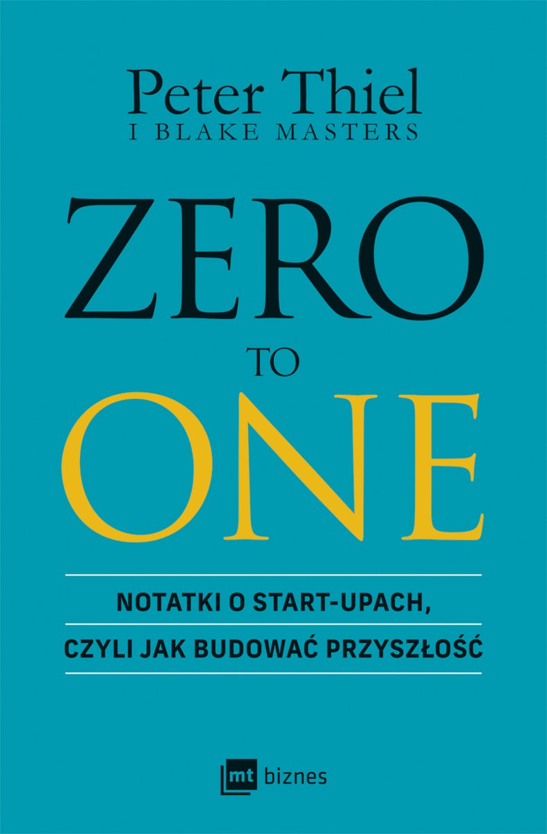 Okładka książki „ZERO TO ONE”