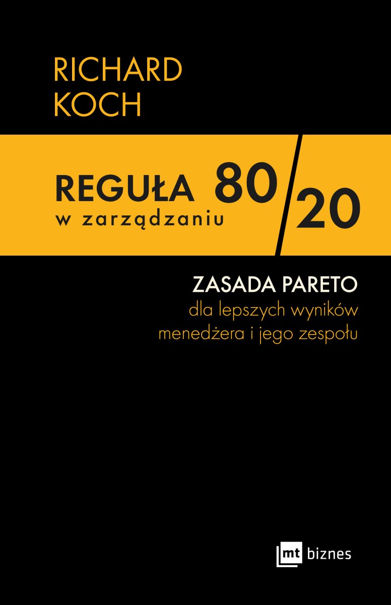 Okładka książki „Reguła 80/20 w zarządzaniu”