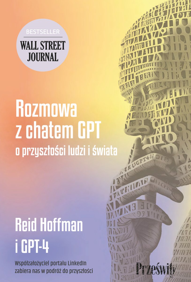 Okładka książki „Rozmowa z chatem GPT o przyszłości ludzi i świata”